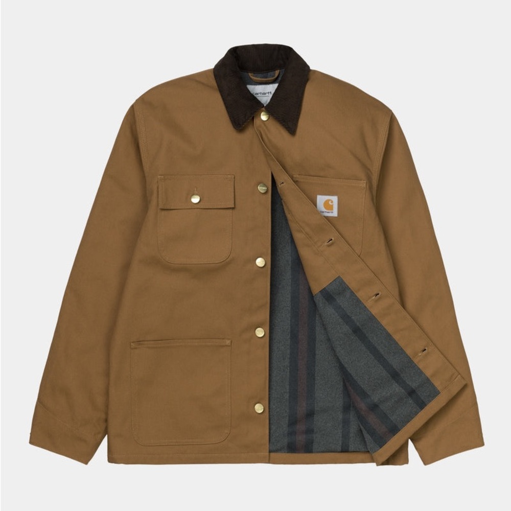 Carhartt WIP Michigan Coat (brown & tobacco)
